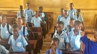 Lamin Bah Provides Flooring and Desk to Sierra Leone Schools