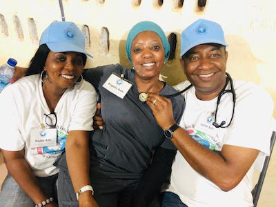 Lamin and Kadie Bah Visit Hospital in Sierra Leone